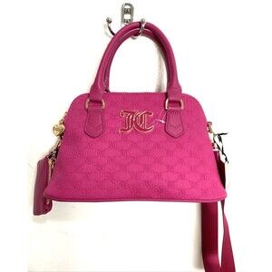 Juicy Couture Team Juicy Forever Satchel With Wallet Raspberry Tart Hot Pink